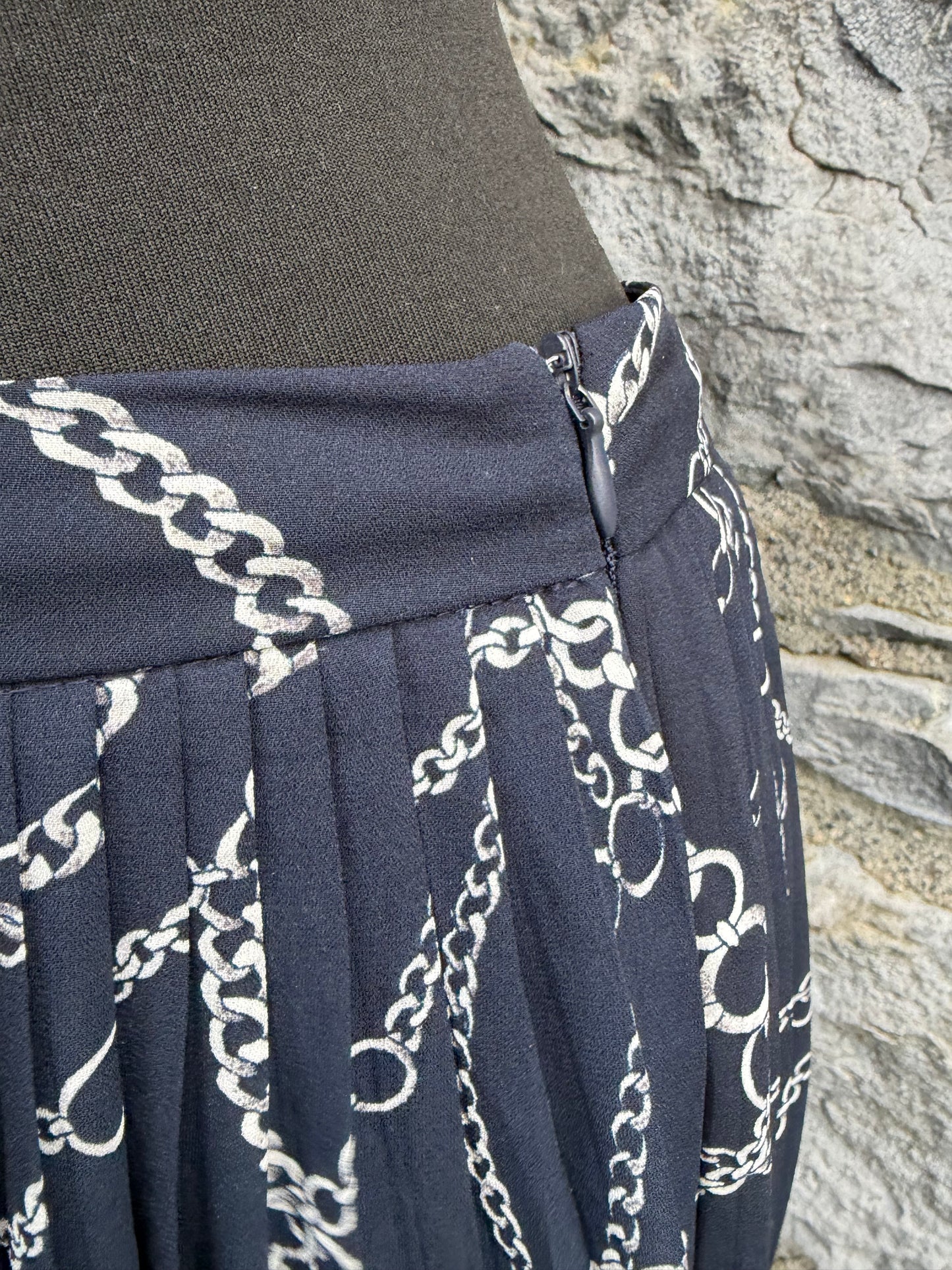 90s chains navy skirt uk 10