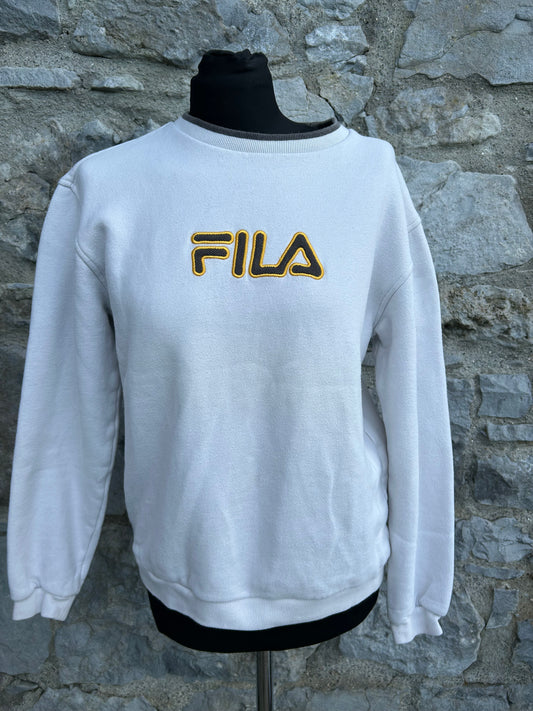 Y2K Fila off white sweatshirt  12-13y (152-158cm)