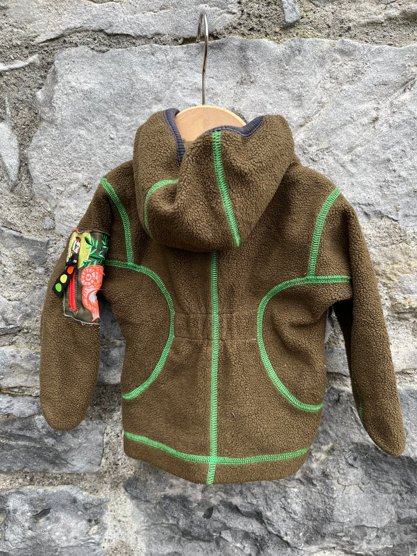 Khaki fleece  6m (68cm)