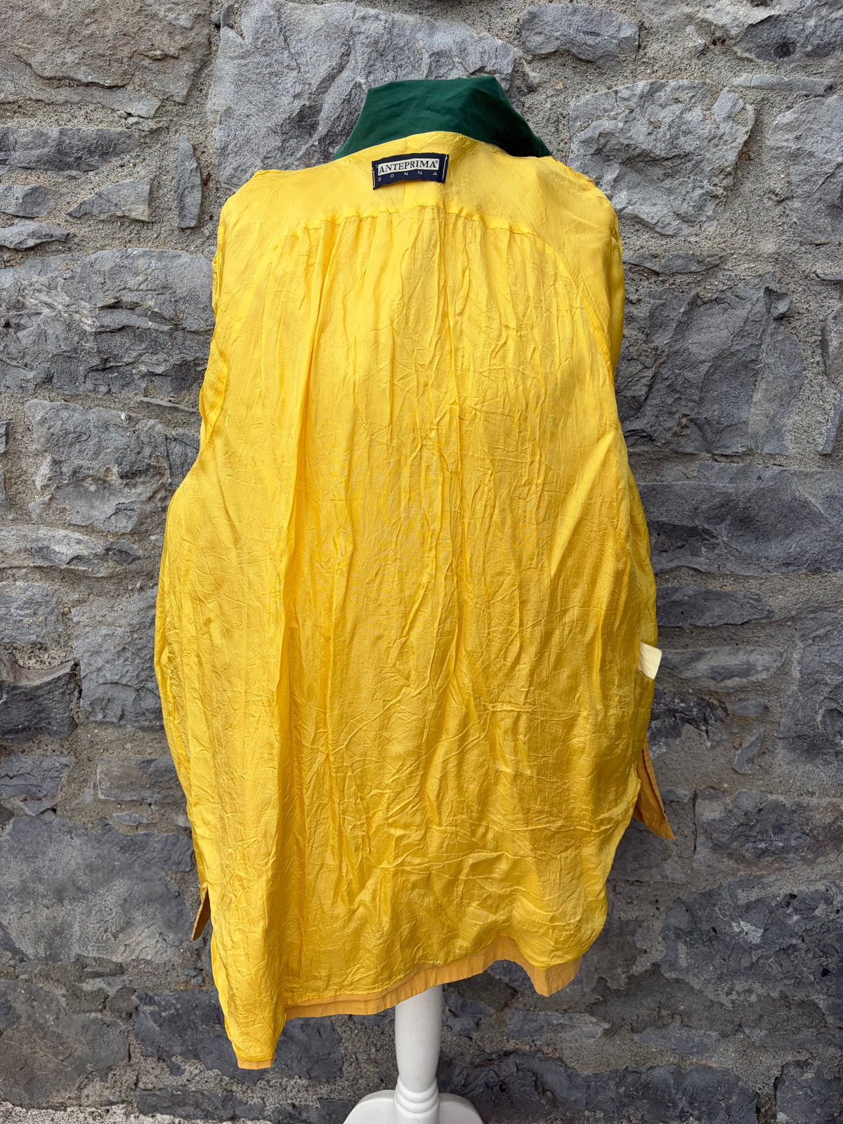 80s yellow coat uk 10-12