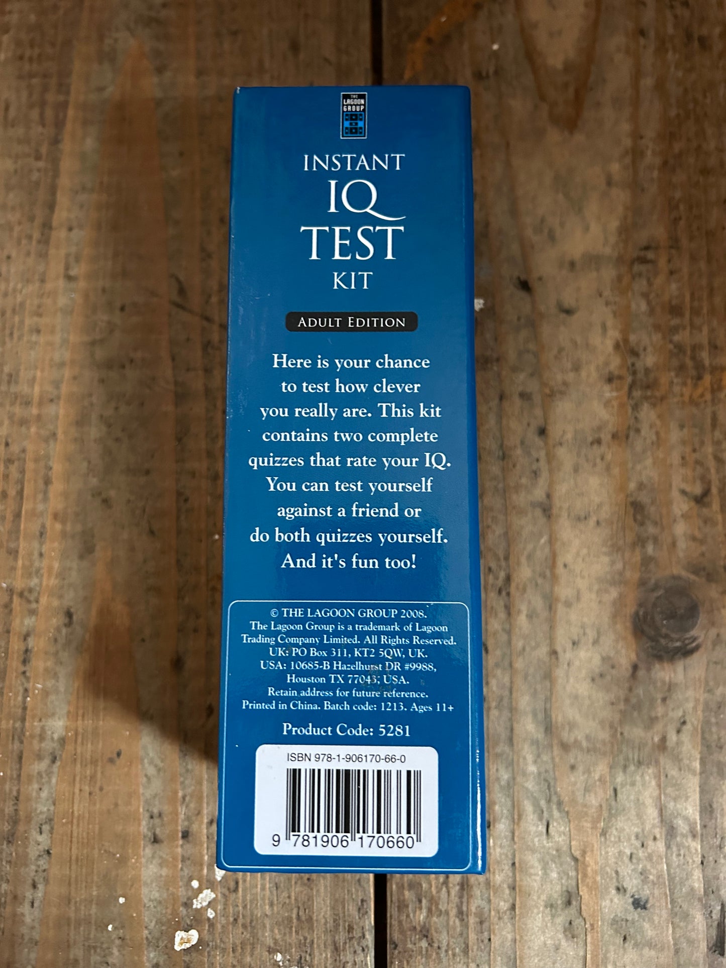 IQ test kit