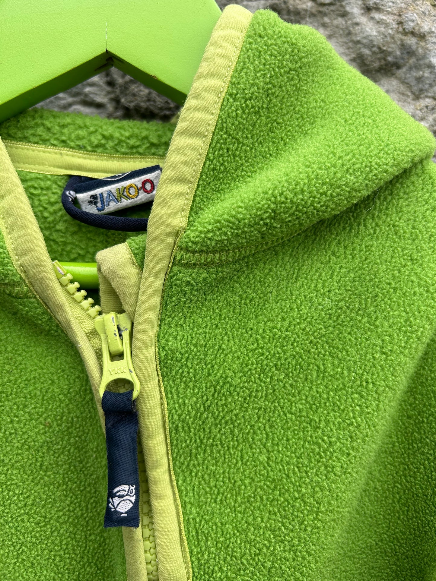 Green fleece onesie  12-18m (80-86cm)
