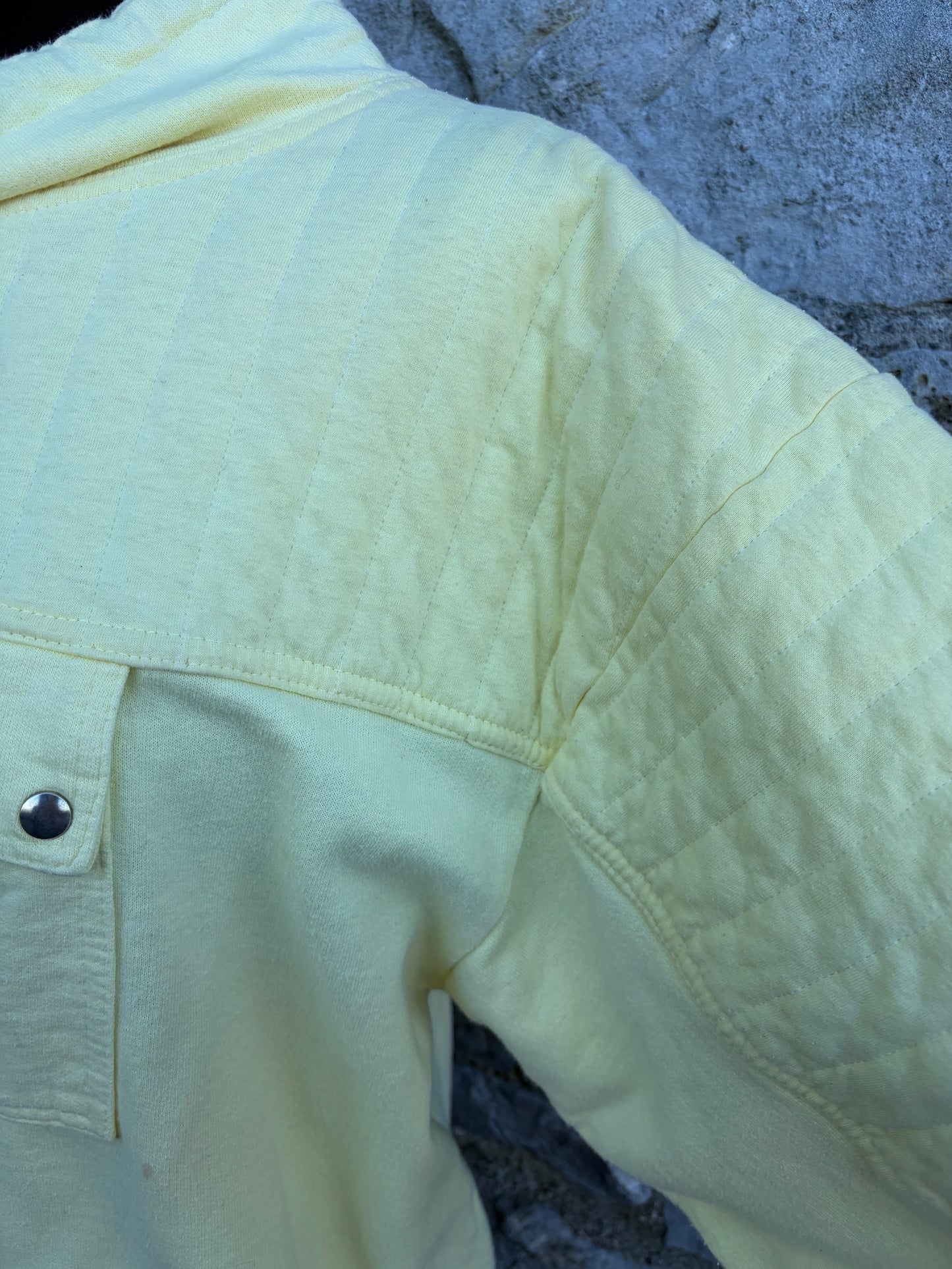 80s yellow sweatshirt uk 12-14