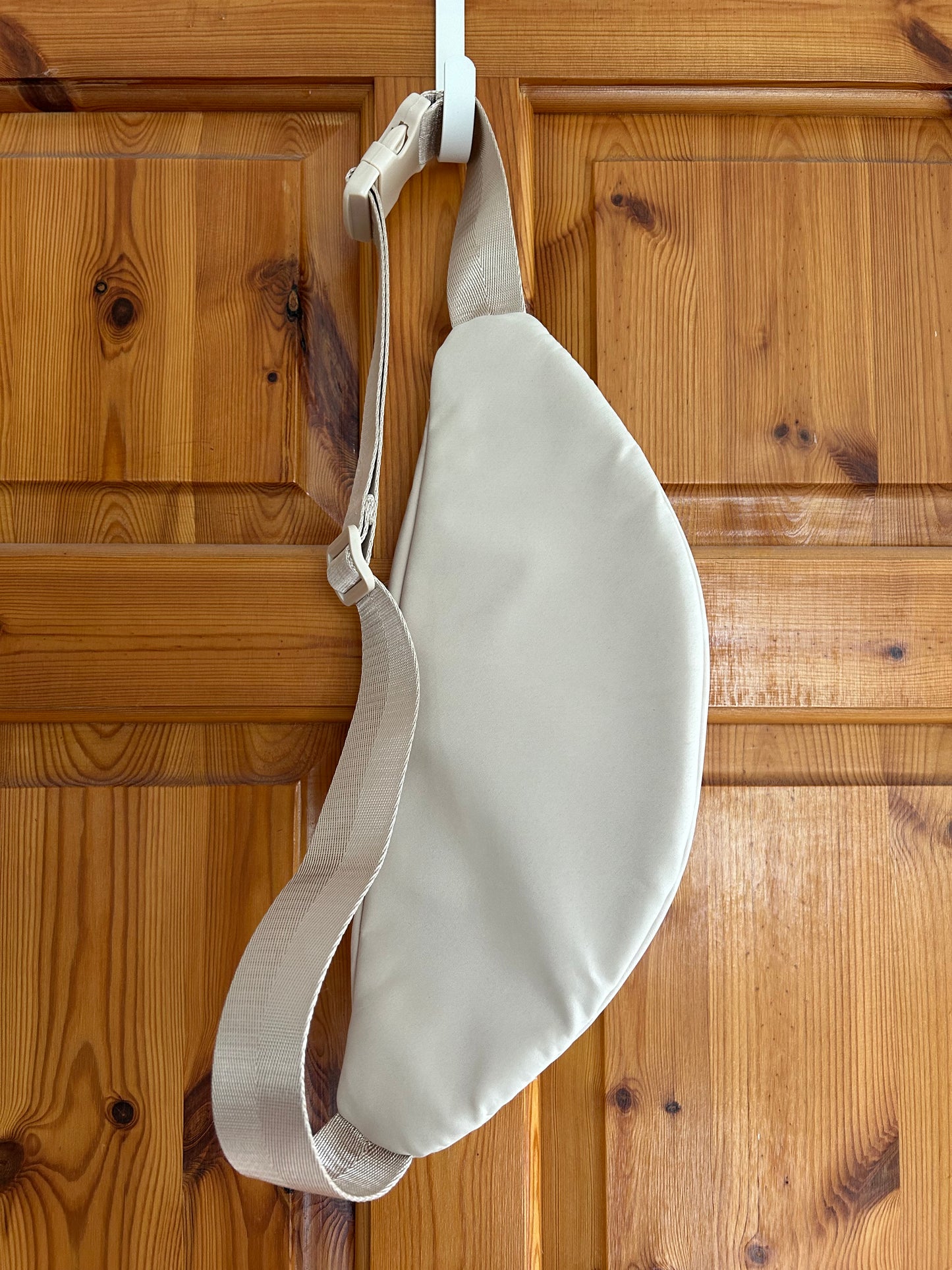 Beige bumbag