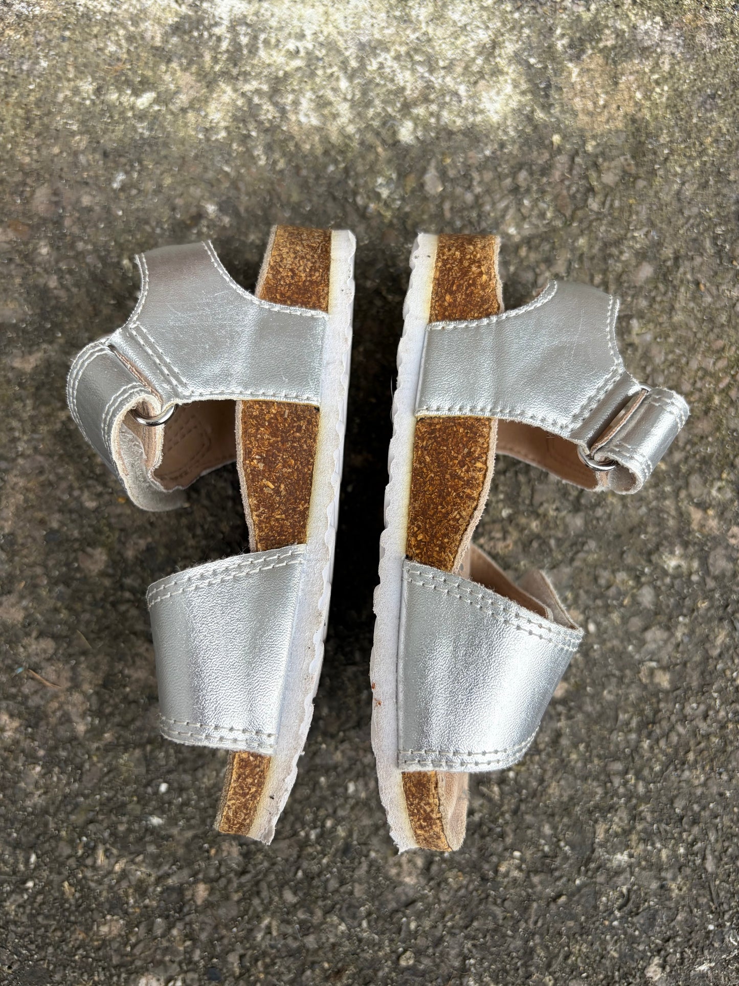 Silver sandals  uk 5 (eu 21.5)