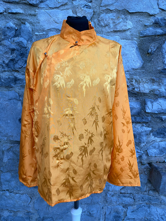 90s Orient yellow top uk 12