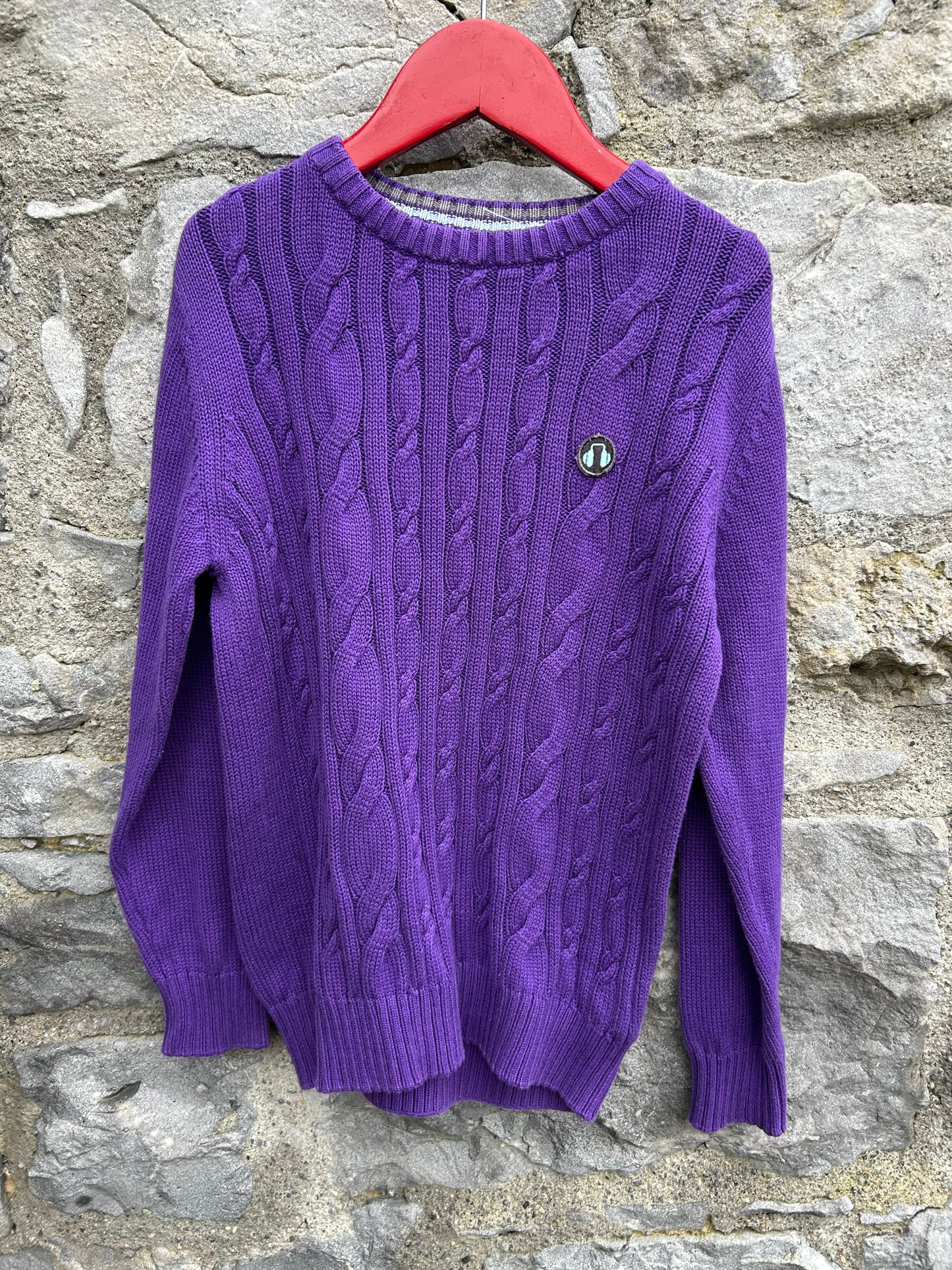 Purple jumper  7-8y (122-128cm)