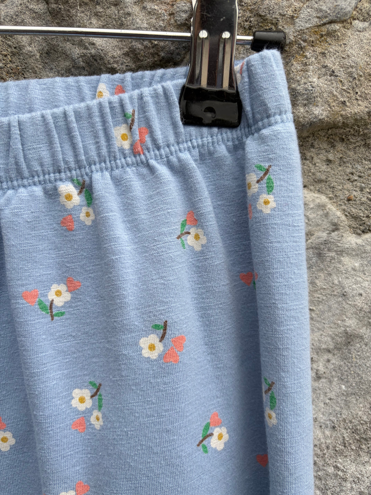 Blue floral sweat pants 12y (152cm)