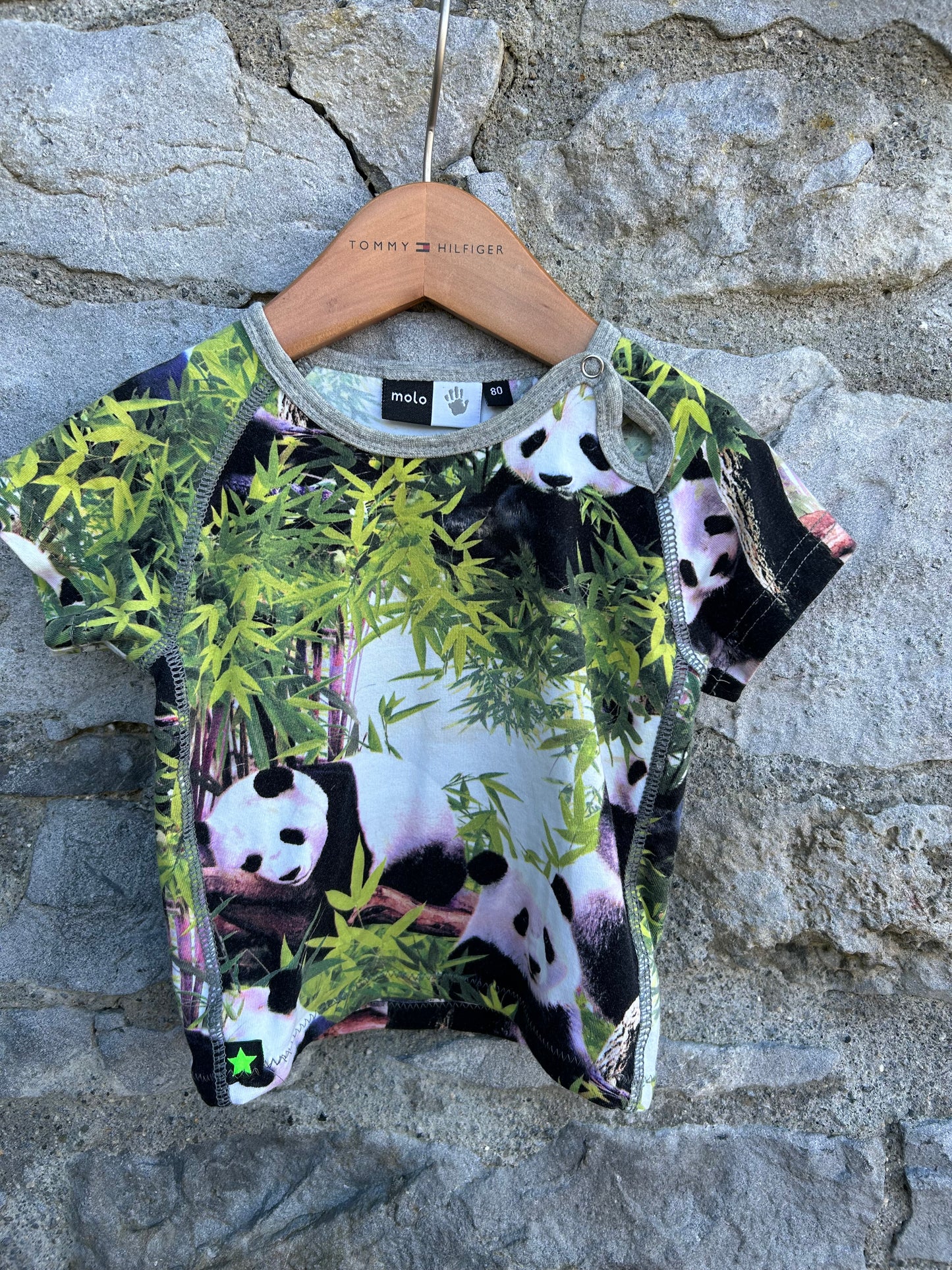 Panda T-shirt  9-12m (74-80cm)