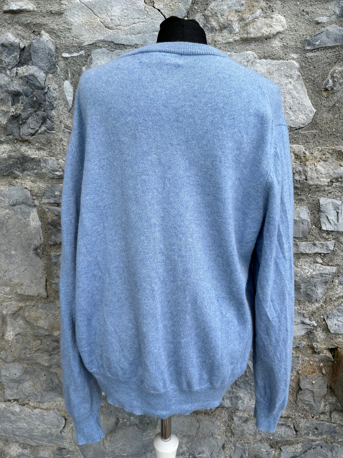 Blue cashmere jumper S/M