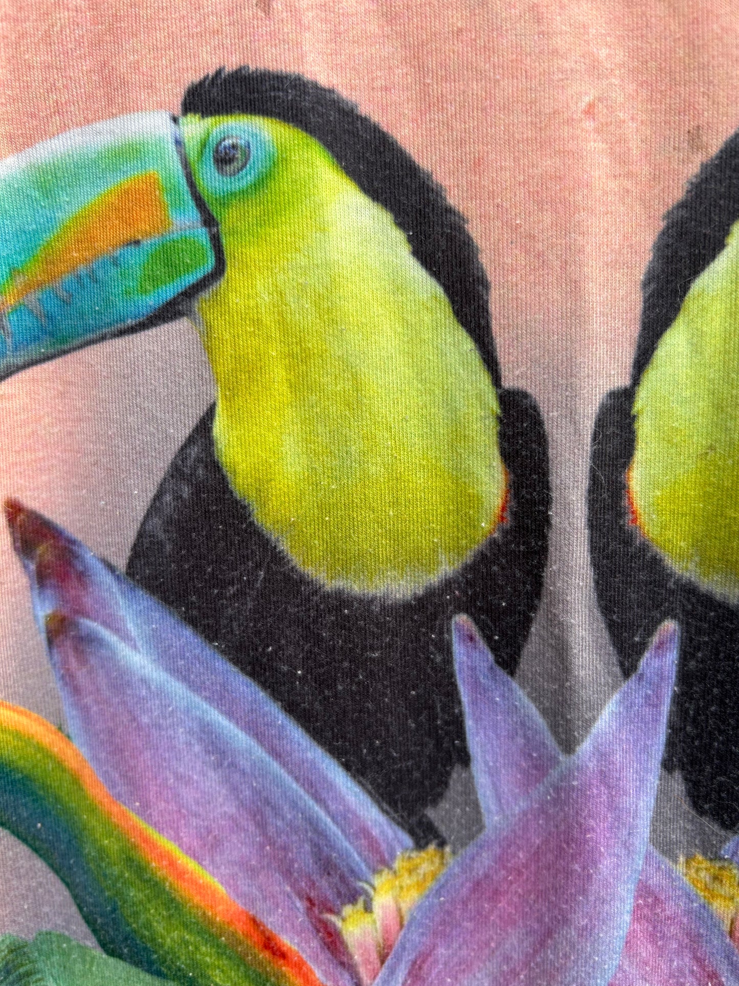 Summer Toucans dress  4y (104cm)