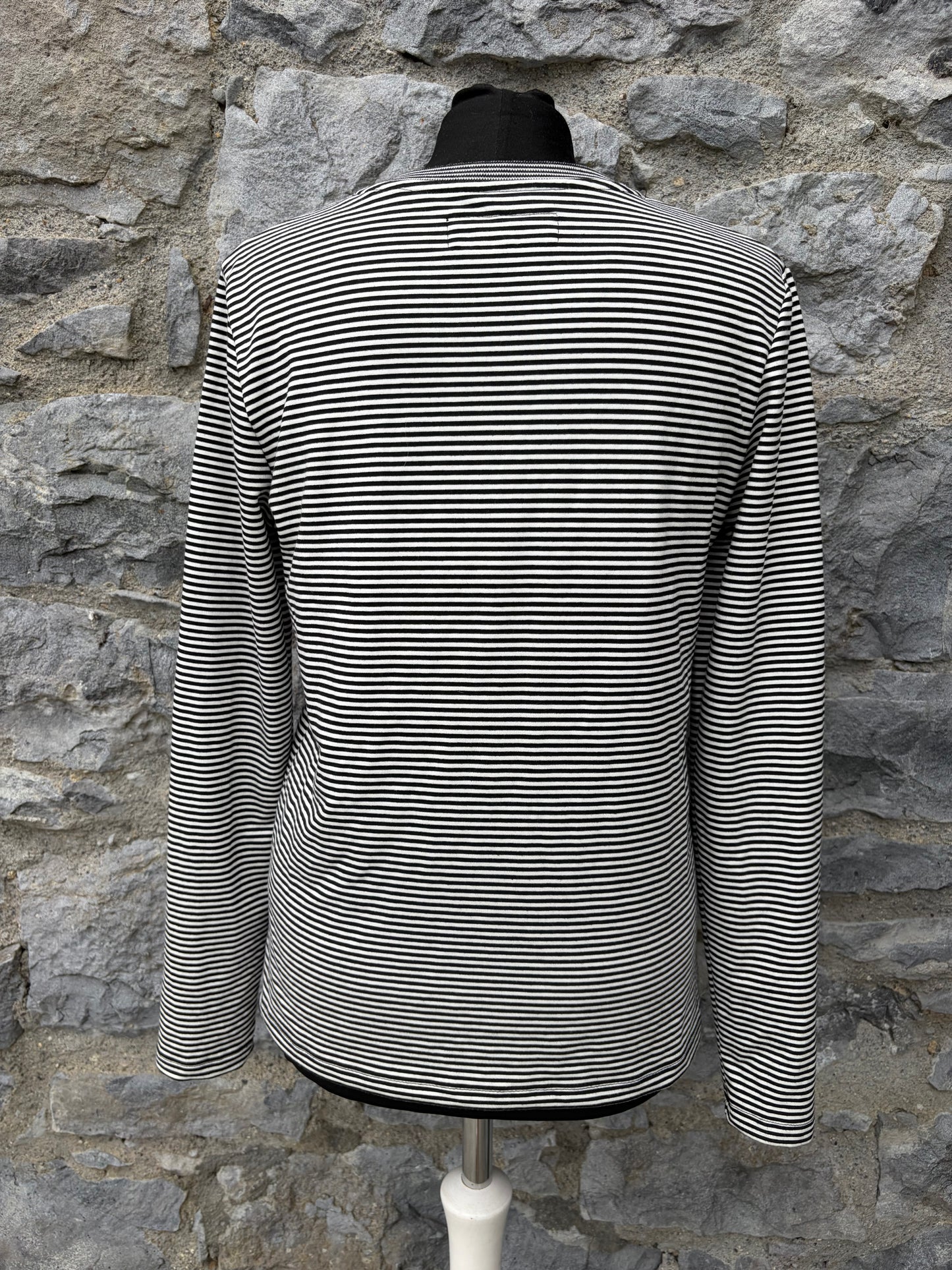 black&white Stripy top uk 10