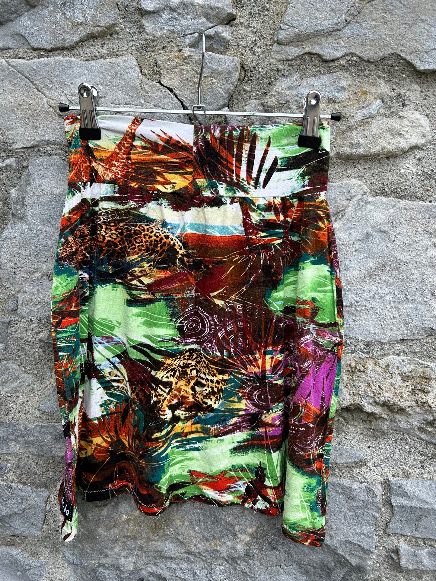 Colourful Jungle skirt  12y (152cm)