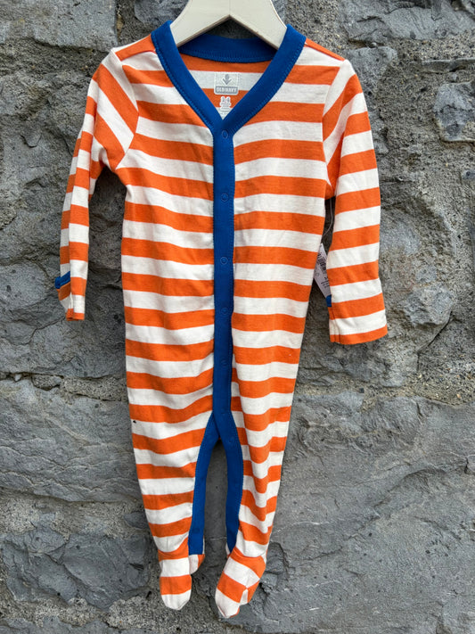 Orange stripy onesie 3-6m (62-68cm)