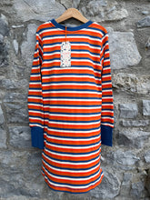 Load image into Gallery viewer, True Blue Retro Stripes School Dress  8y (128cm)
