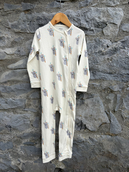 Koala cream onesie  2-3y (92-98cm)