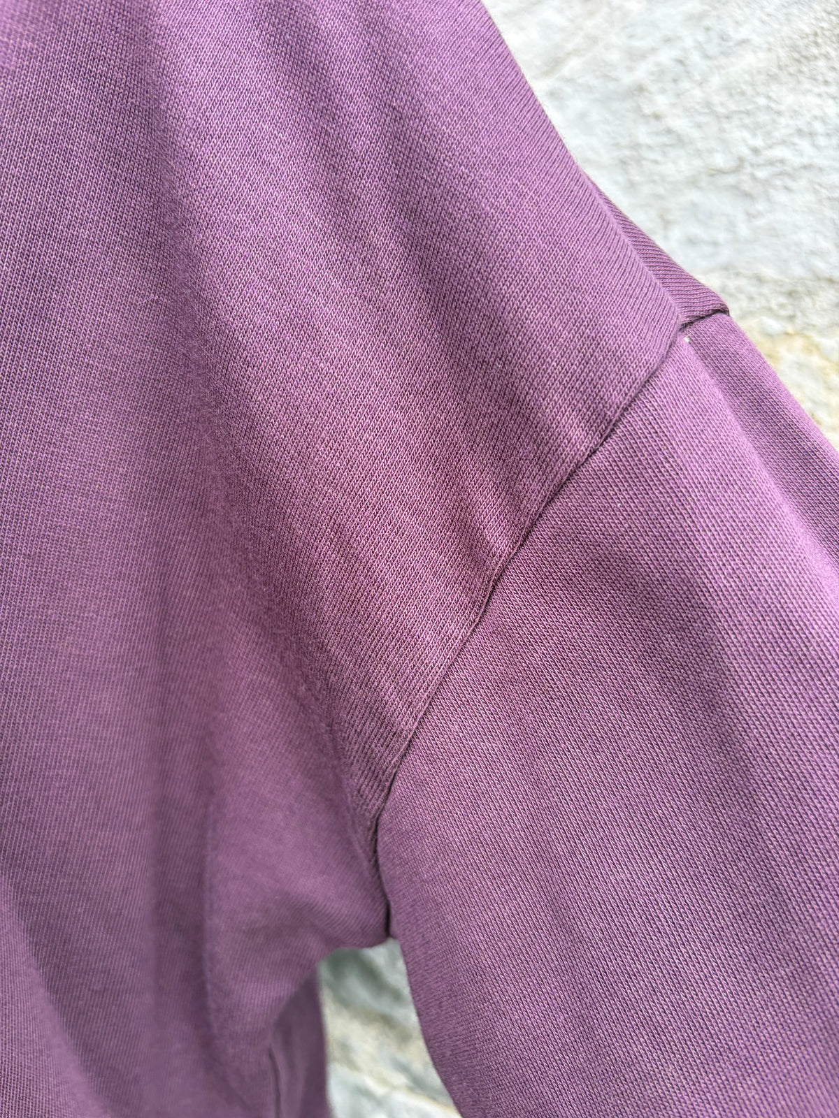 Purple After Class Funnel Neck Sweatshirt uk 12