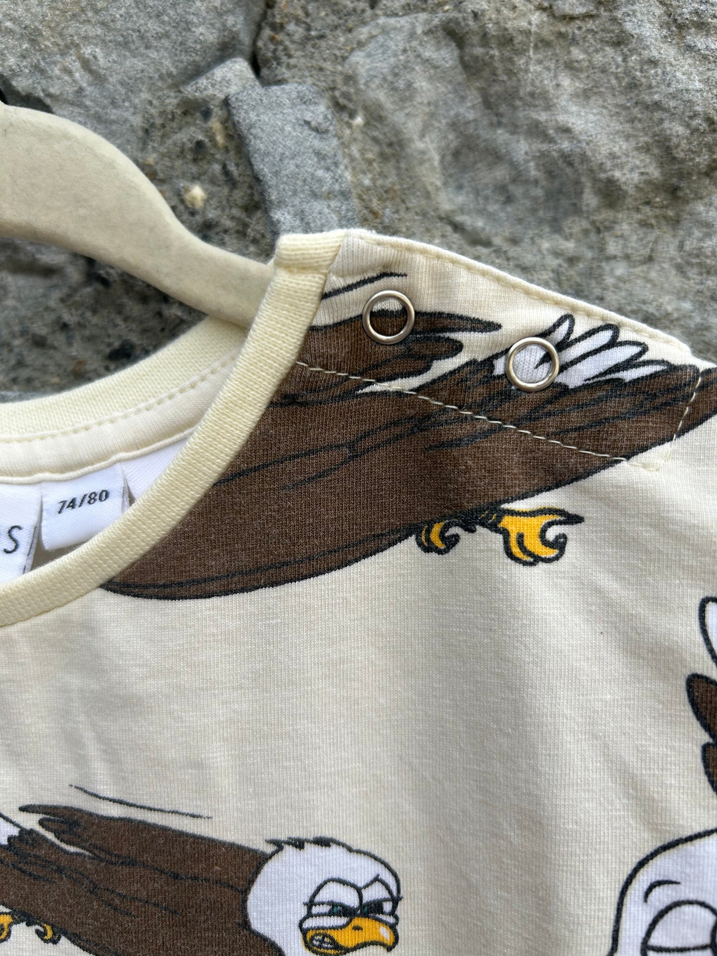 Eagles cream dress  9-12m (74-80cm)