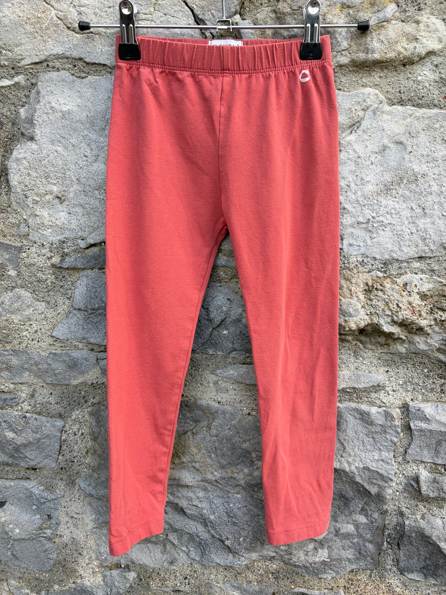 Brick red leggings   4y (104cm)