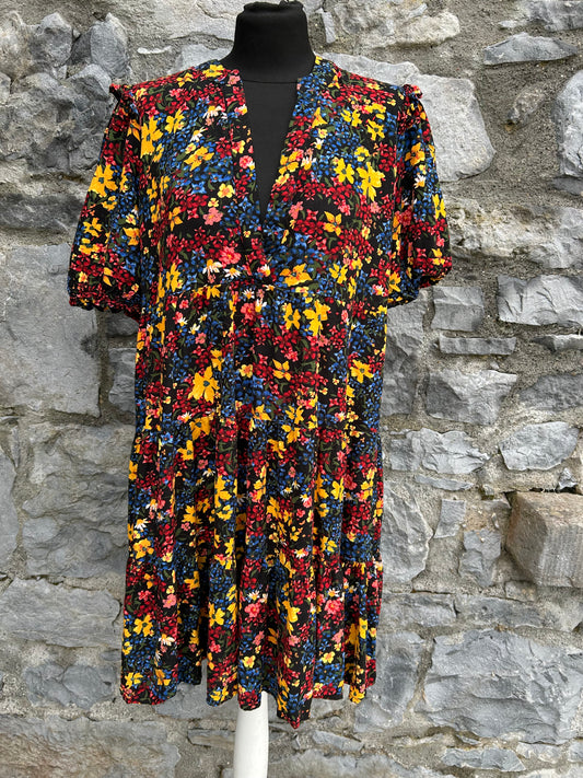 Colourful flowers dress uk 12-14