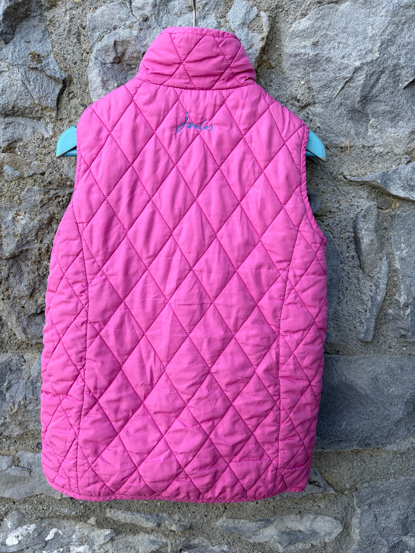 Pink quilted gilet  4y (104cm)