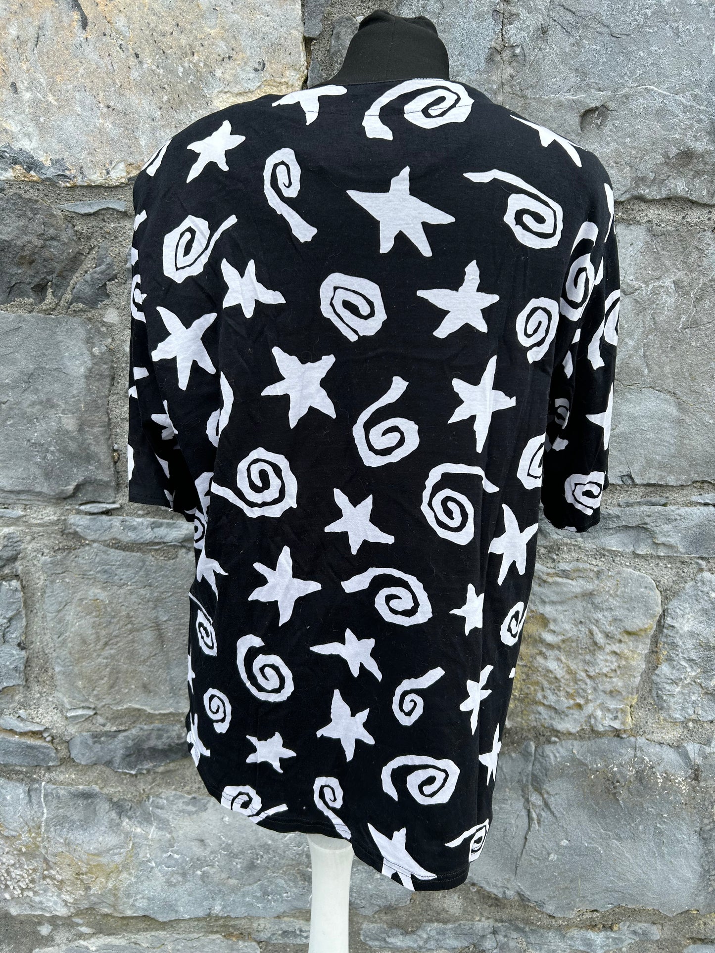 90s stars black shirt uk 14-16