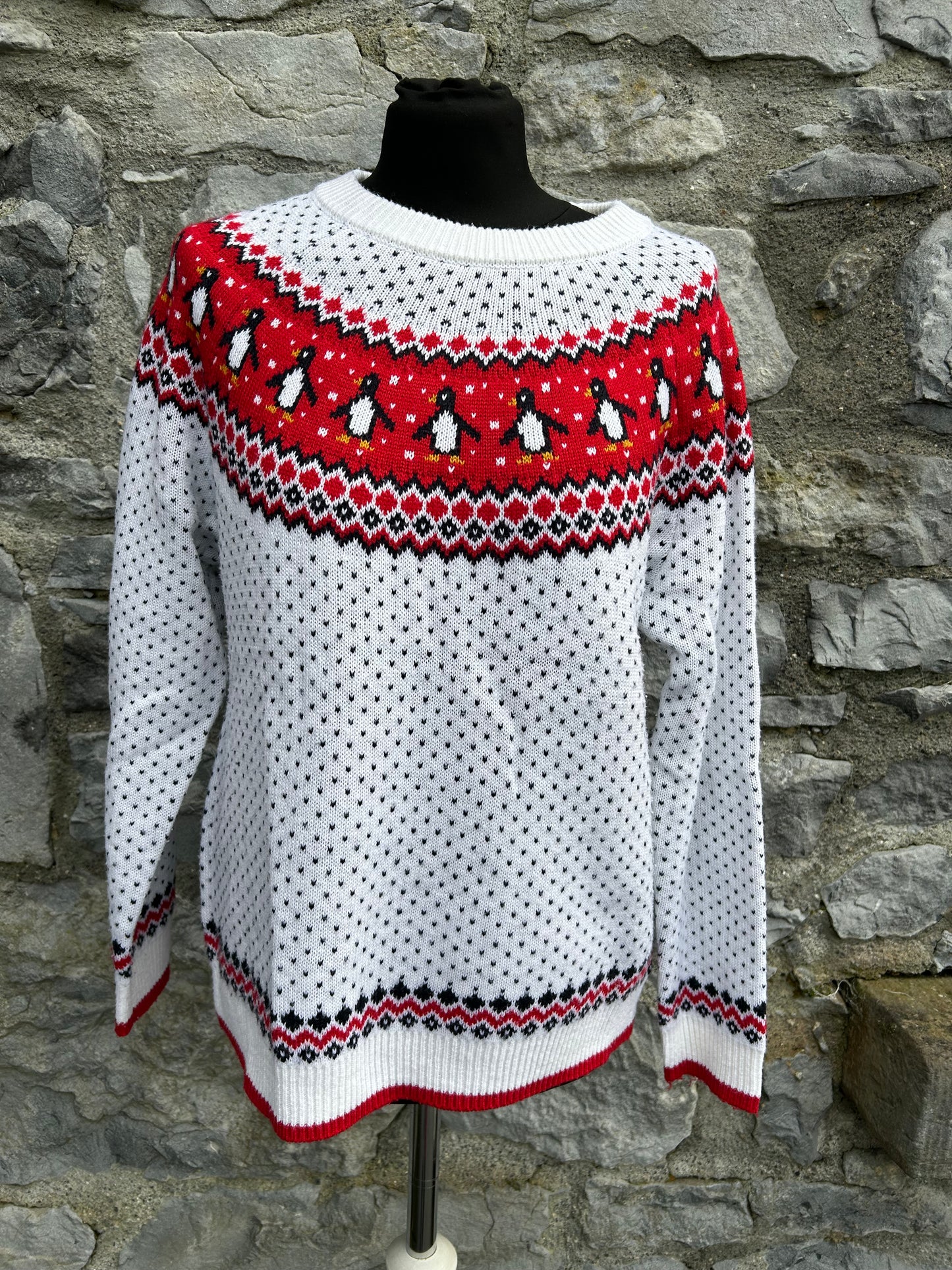 Norwegian-style penguins jumper uk 12