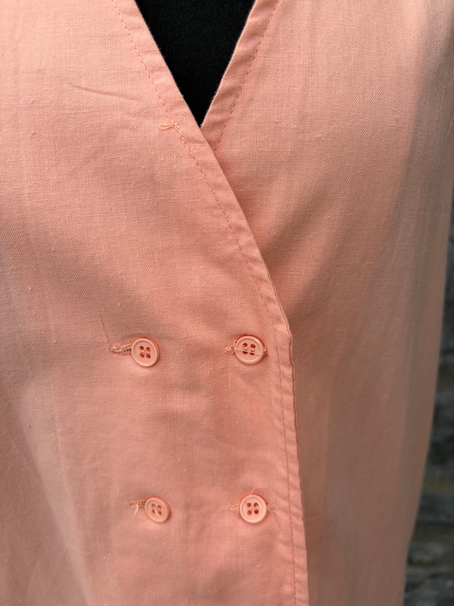 80s peach dress uk 10