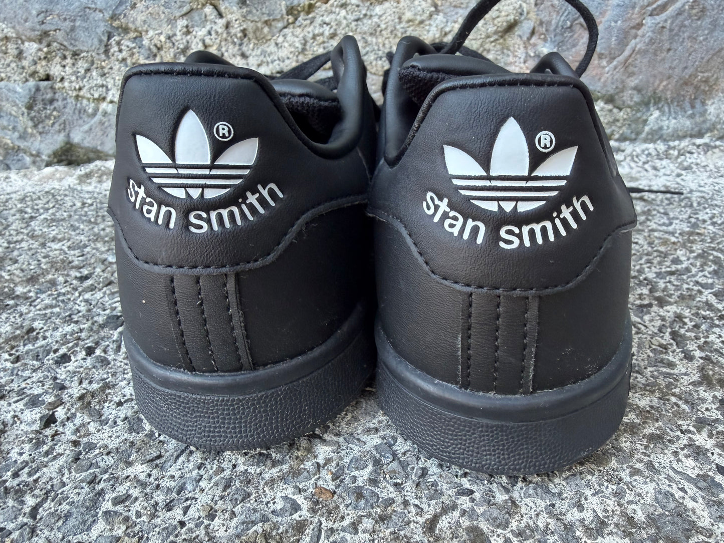 Stan Smith core black shoes  uk 3 (eu 35.5)