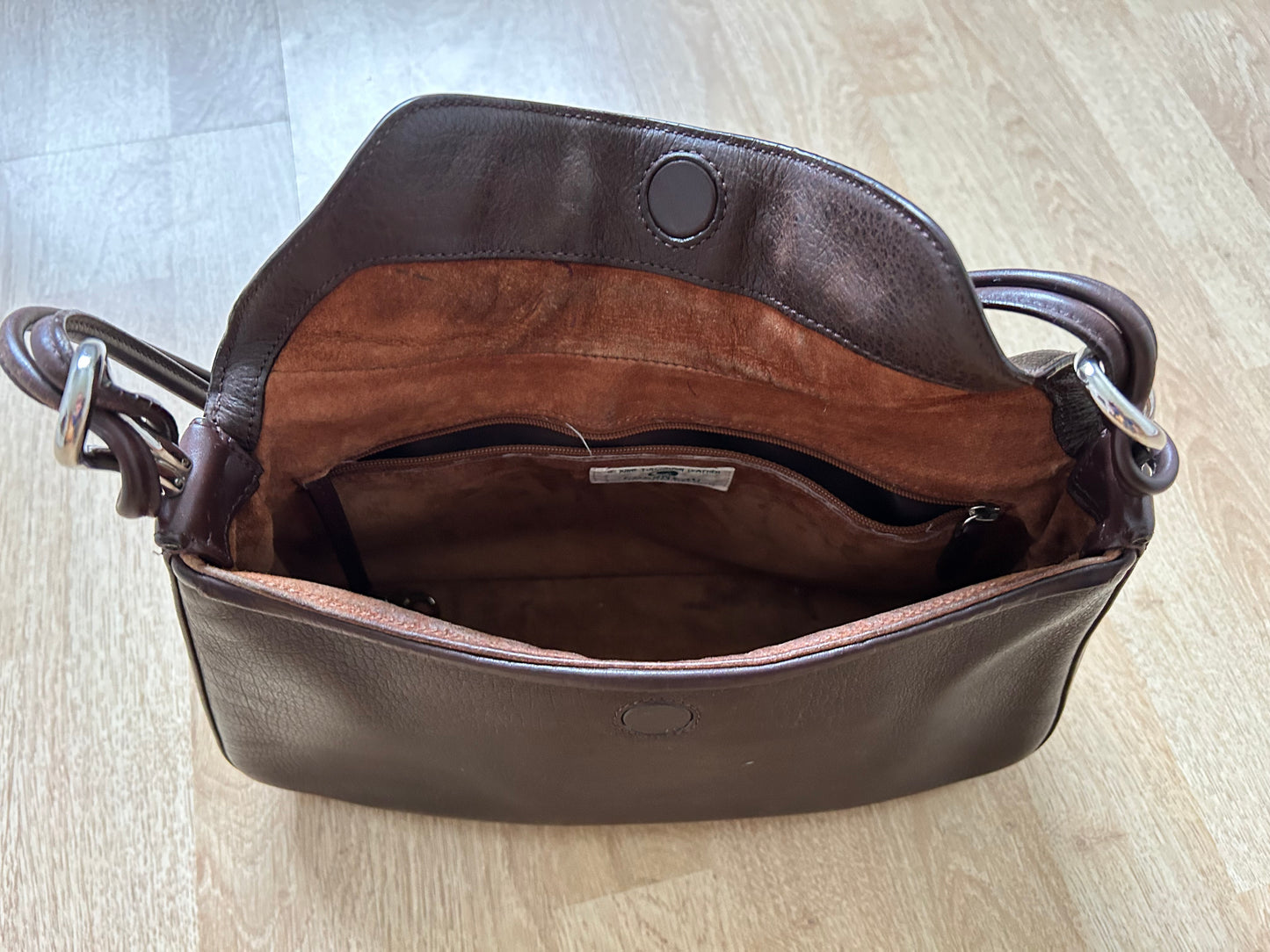 Brown shoulder bag