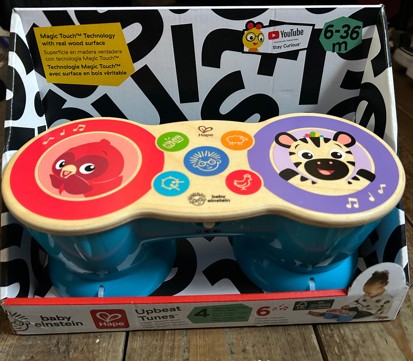 Baby Einstein magic touch drums Upbeat tunes