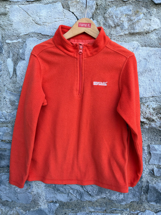 Orange fleece  9-10y (134-140cm)