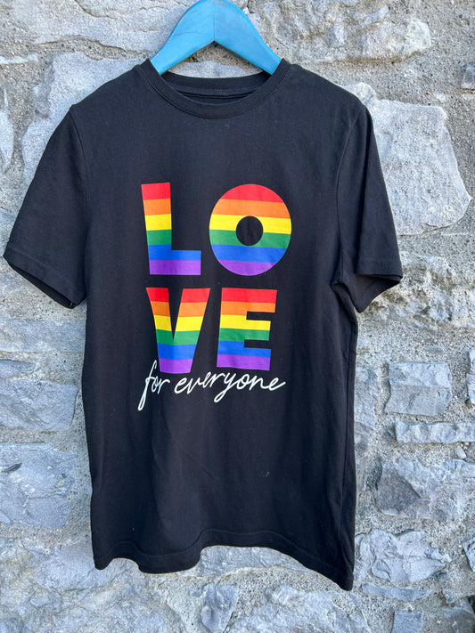 Love black T-shirt 11-12y (146-152cm)