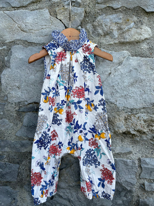 Floral jumpsuit  3-6m (62-68cm)