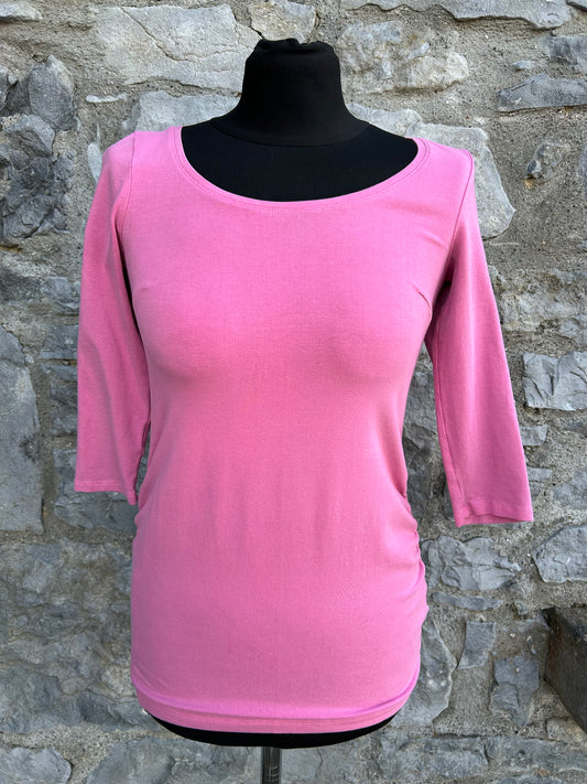 Pink maternity top uk 8
