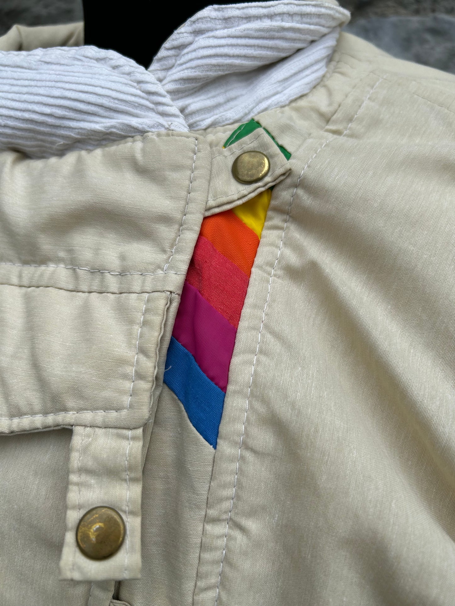 80s ivory jacket uk 8-10