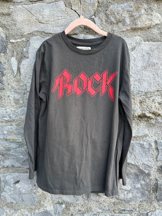 Rock charcoal top  7y (122cm)