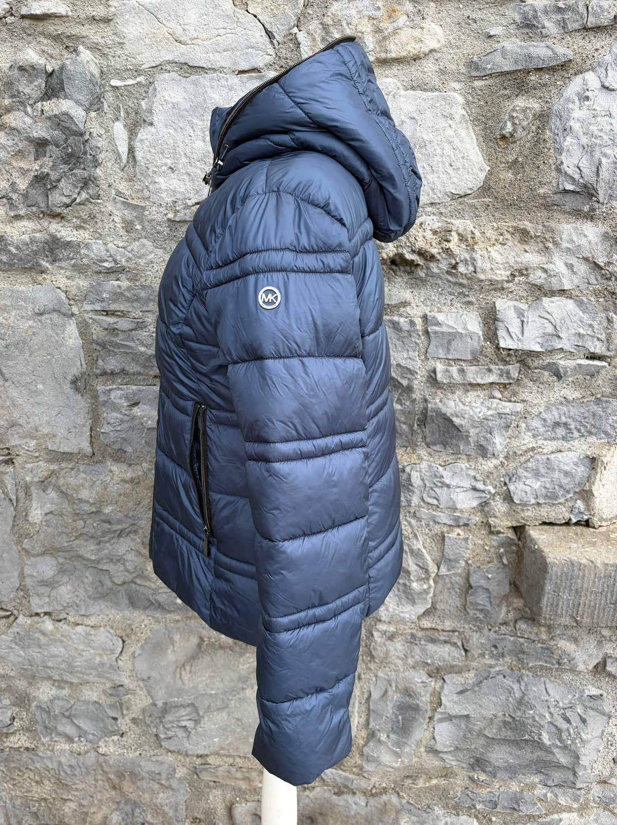 MK navy puffer jacket uk 10