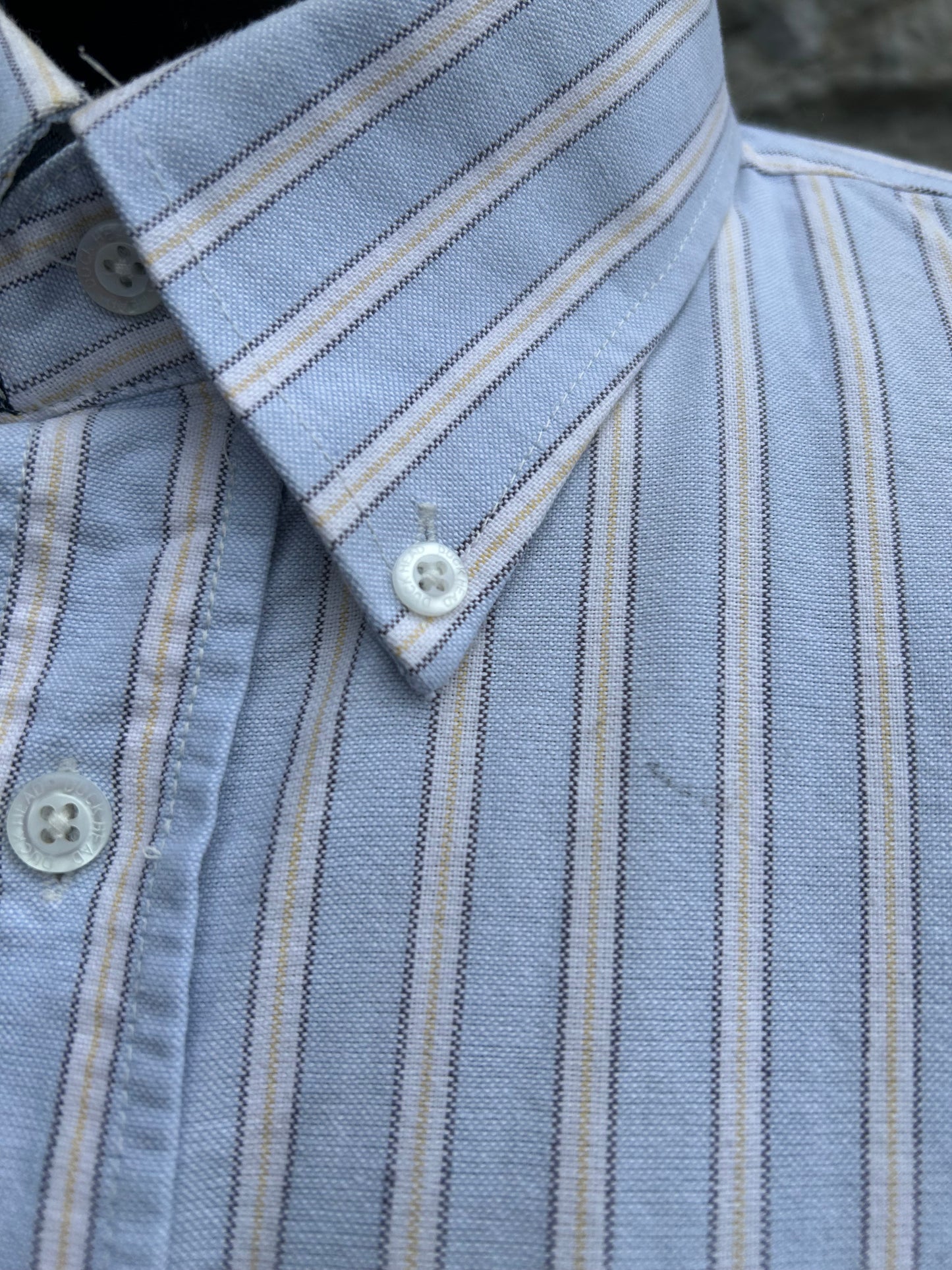 Blue stripy shirt Large