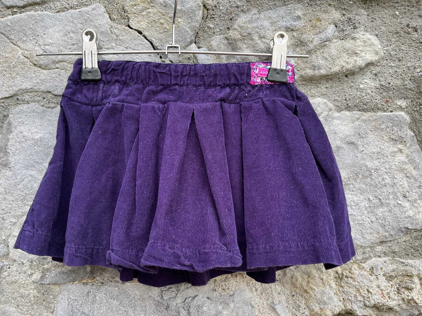 Purple cord skirt  6-12m (68-80cm)