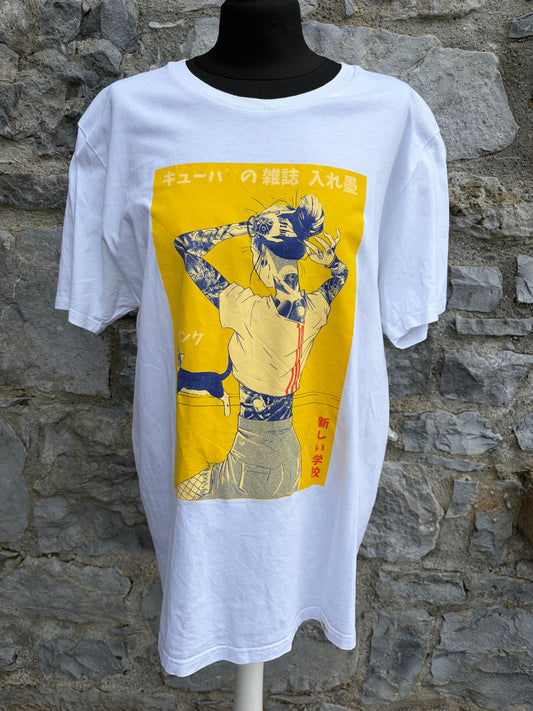 La Tinta white T-shirt Large