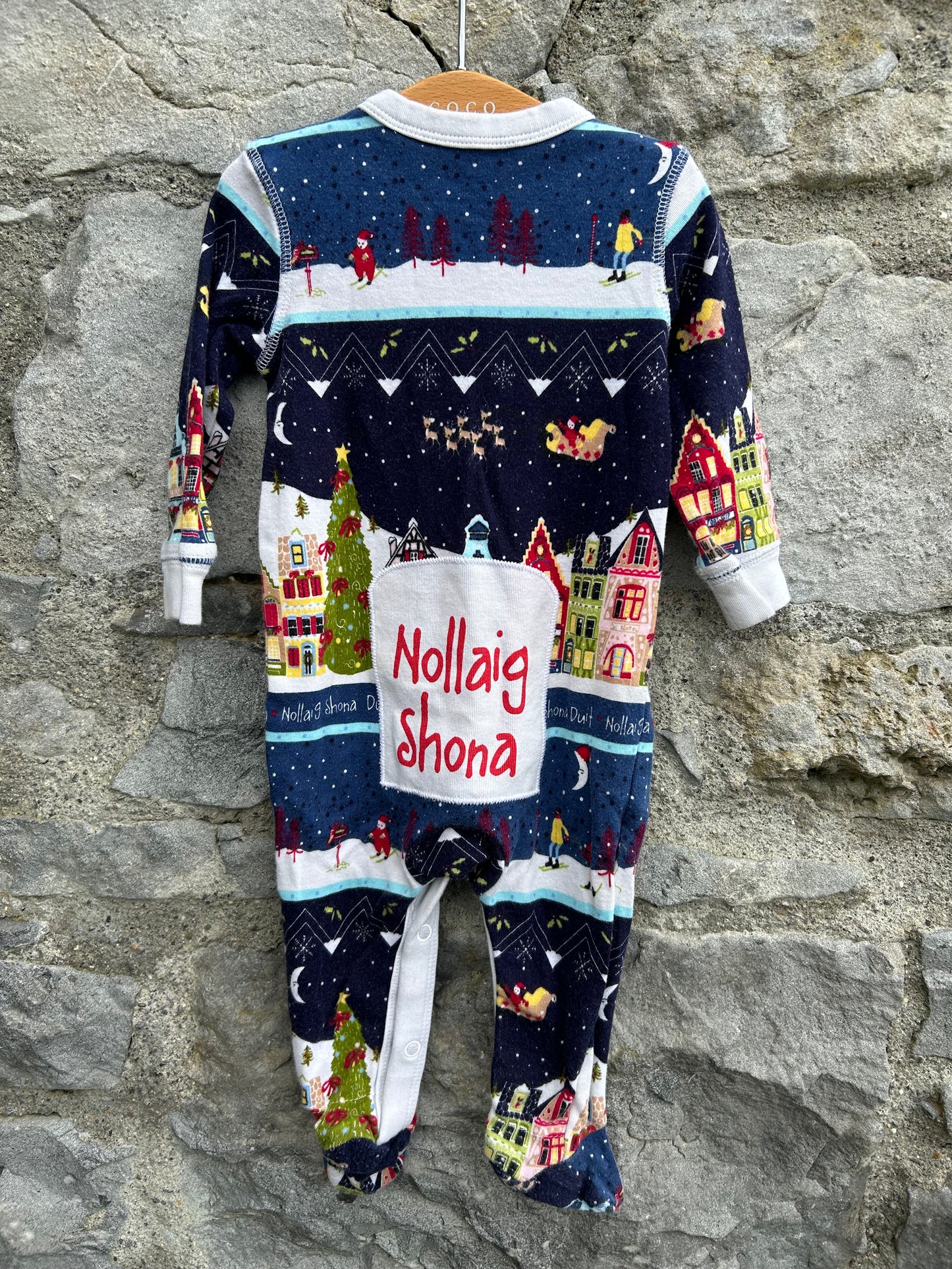 Christmas city onesie  3-6m (62-68cm)