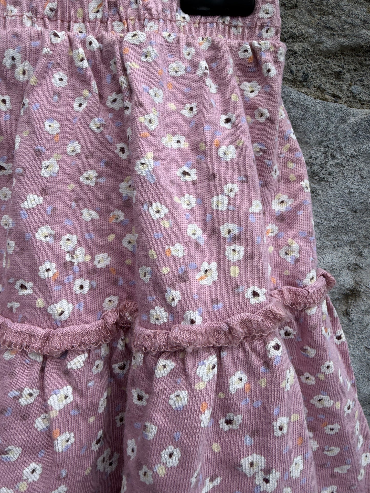 Pink floral skirt 3-4y (98-104cm)