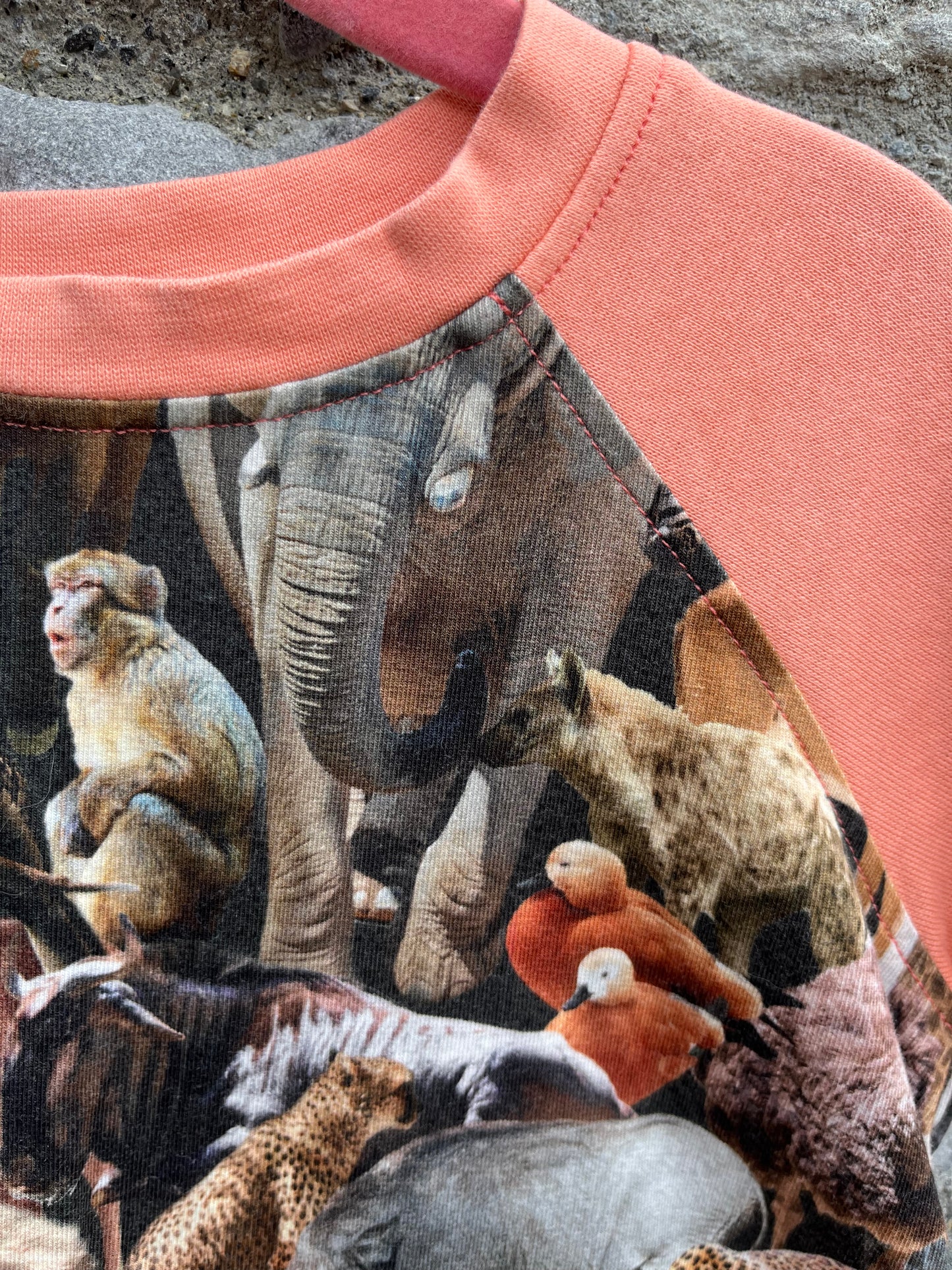 Wild animals raglan tunic  3-4y (98-104cm)