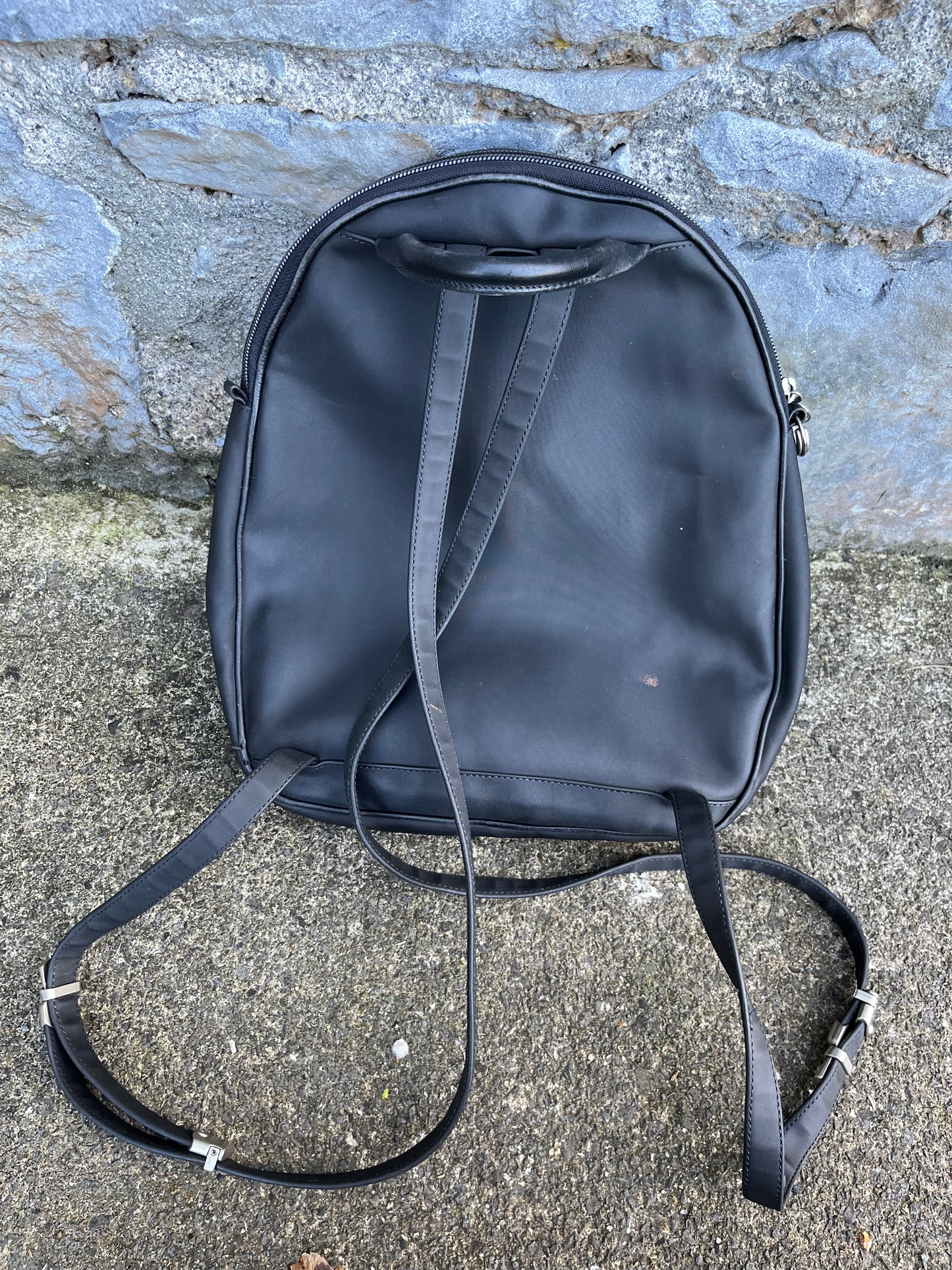 Black rucksack