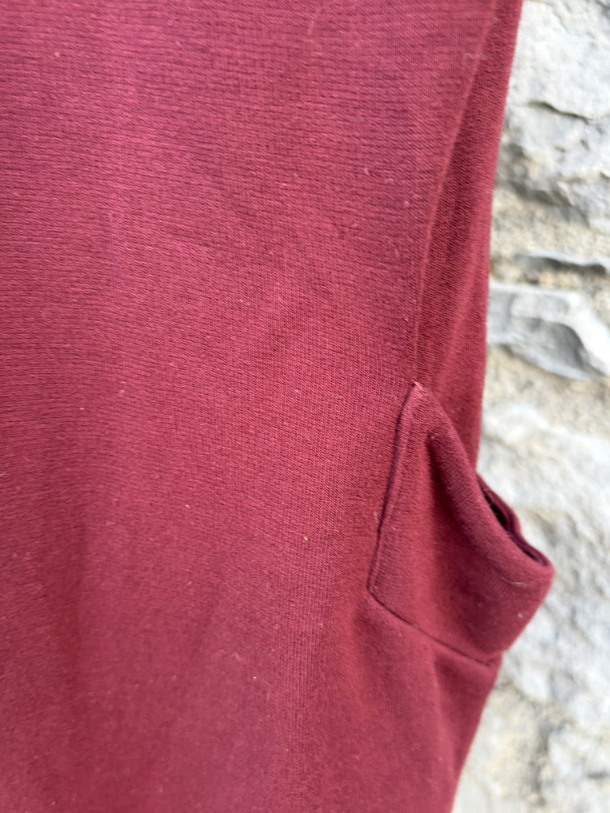 Maroon oversize dress uk 8-10