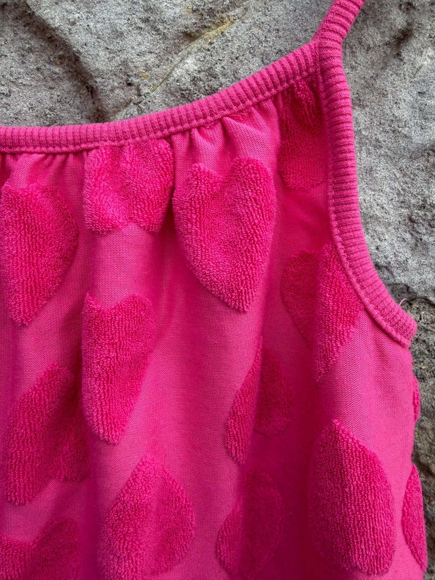 Hearts pink jumpsuit  3-4y (98-104cm)