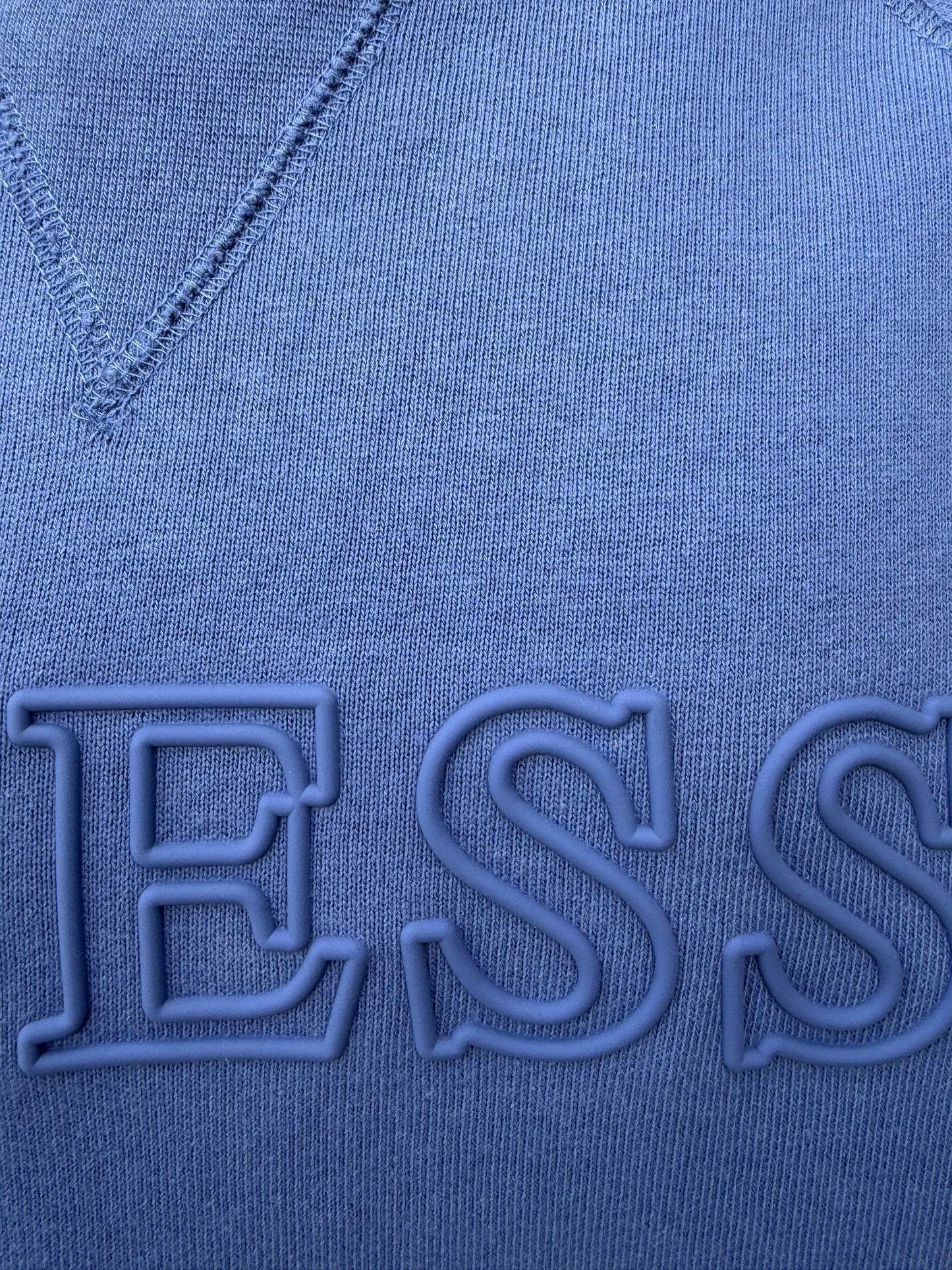 Blue Aldwin crew-neck sweatshirt Large