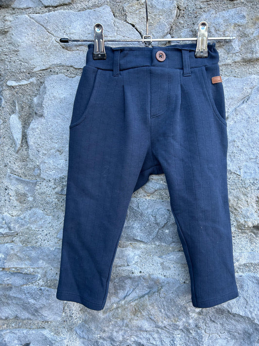Navy sweat pants  9-12m (74-80cm)