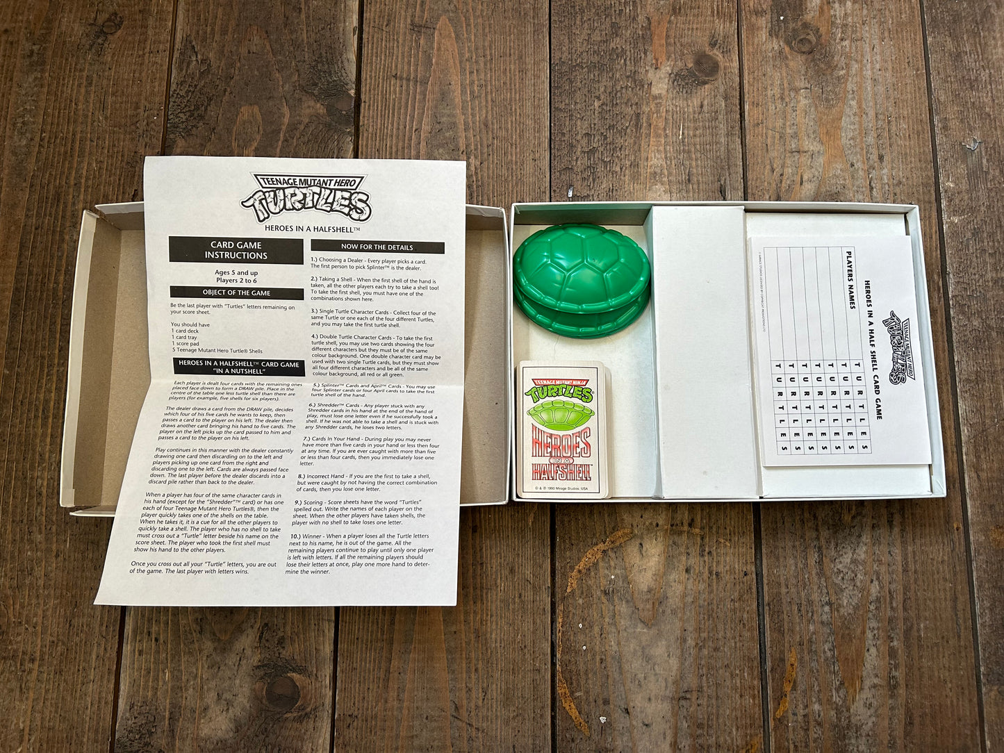 Vintage turtles game